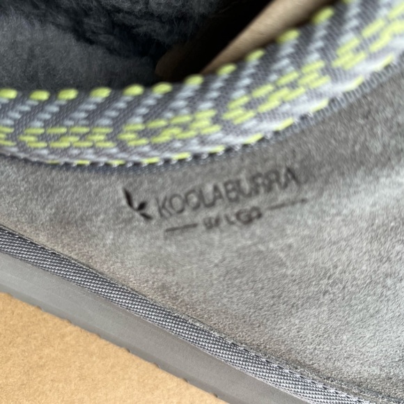 ⭐️ Ugg koolaburra Platform Slipper New in Box gray Burree size 12 - Picture 6 of 6